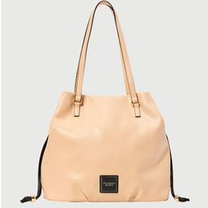 NWT - Victoria's Secret Women's Cream Cinch Drawstring Tote
